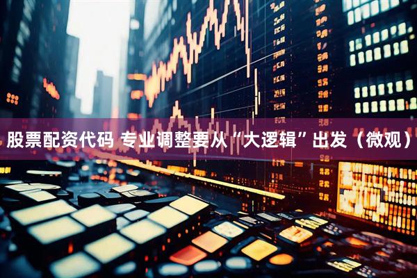 股票配资代码 专业调整要从“大逻辑”出发（微观）
